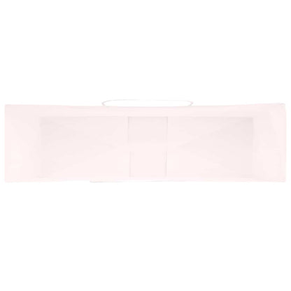 Papiertragetaschen 50 Stk. mit Henkeln Rosa 54x15x49 cm