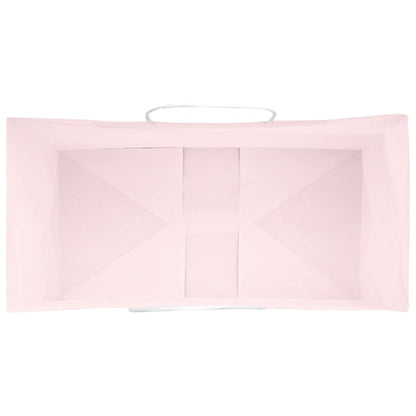 Papiertragetaschen 250 Stk. mit Henkeln Rosa 21x11x31 cm