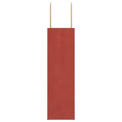 Papiertragetaschen 50 Stk. mit Henkeln Rot 21x11x36 cm