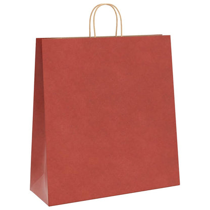 Papiertragetaschen 50 Stk. mit Henkeln Rot 45x17x48 cm