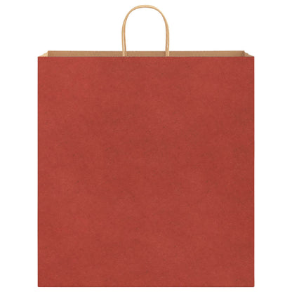 Papiertragetaschen 250 Stk. mit Henkeln Rot 45x17x48 cm