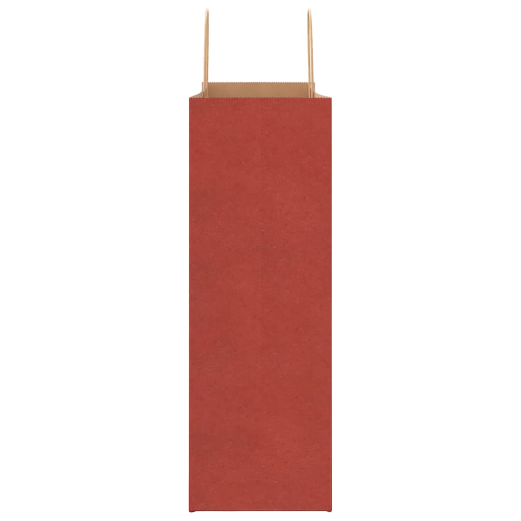 Papiertragetaschen 250 Stk. mit Henkeln Rot 45x17x48 cm