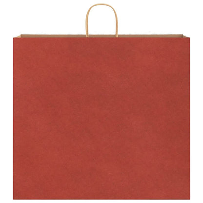 Papiertragetaschen 250 Stk. mit Henkeln Rot 54x15x49 cm