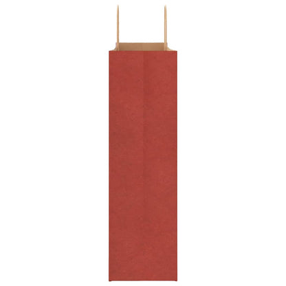 Papiertragetaschen 250 Stk. mit Henkeln Rot 54x15x49 cm
