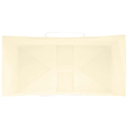 Papiertragetaschen 50 Stk. mit Henkeln Gelb 32x17x25 cm
