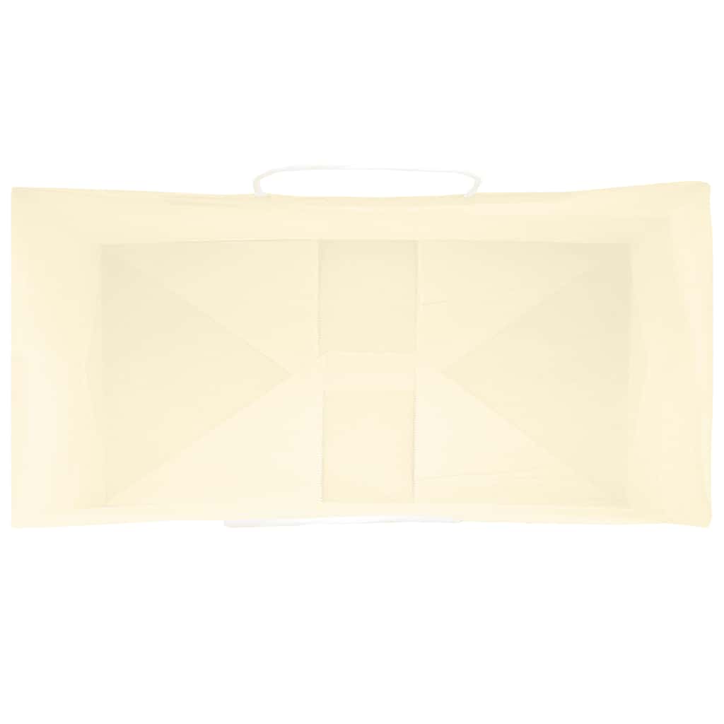 Papiertragetaschen 250 Stk. mit Henkeln Gelb 21x11x31 cm