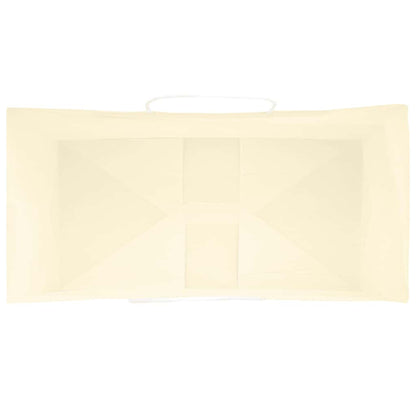 Papiertragetaschen 250 Stk. mit Henkeln Gelb 21x11x31 cm