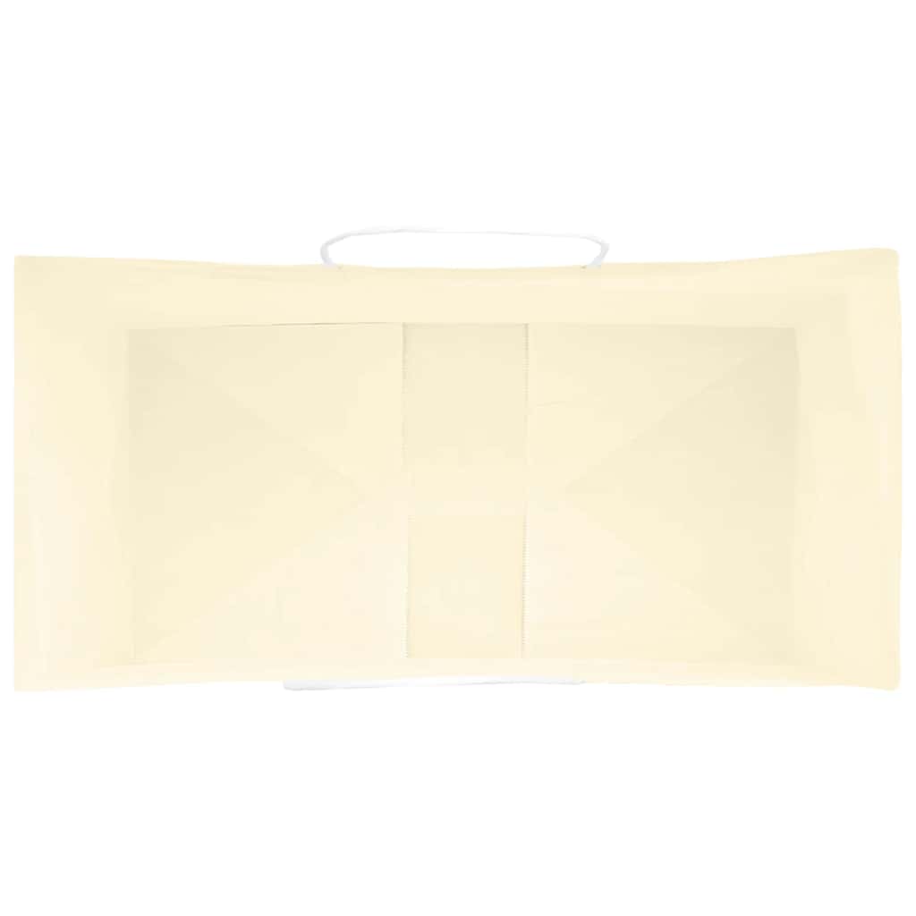 Papiertragetaschen 250 Stk. mit Henkeln Gelb 32x17x25 cm