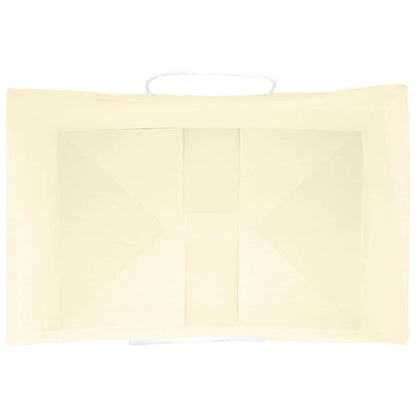 Papiertragetaschen 250 Stk. mit Henkeln Gelb 32x22x24 cm