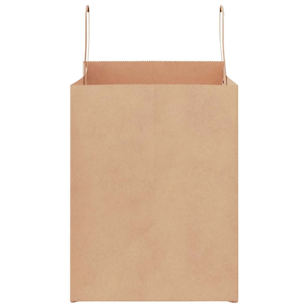 Papiertragetaschen 50 Stk. mit Henkeln Braun 32x22x28 cm