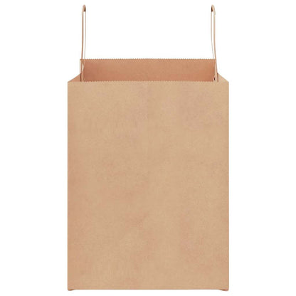 Papiertragetaschen 50 Stk. mit Henkeln Braun 32x22x28 cm