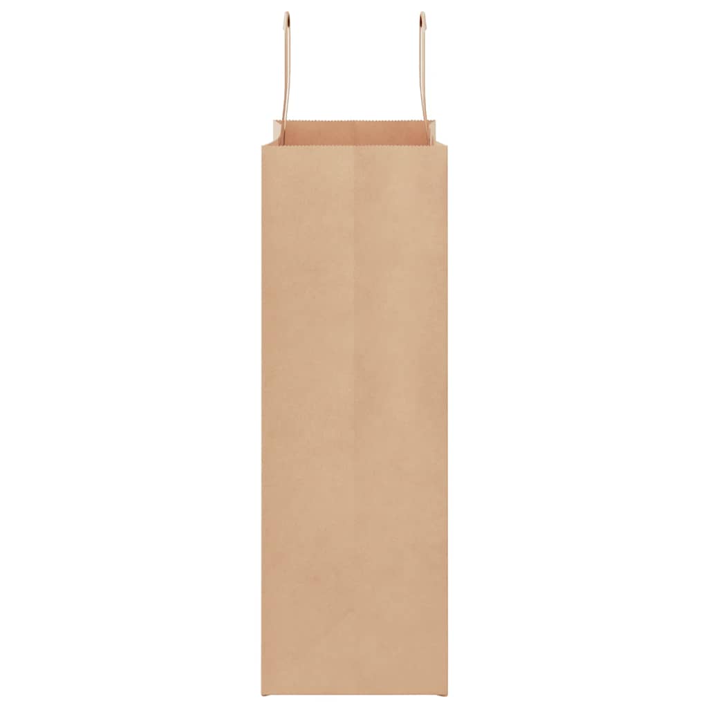 Papiertragetaschen 250 Stk. mit Henkeln Braun 26x12x35 cm