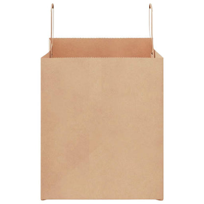 Papiertragetaschen 250 Stk. mit Henkeln Braun 32x22x24 cm