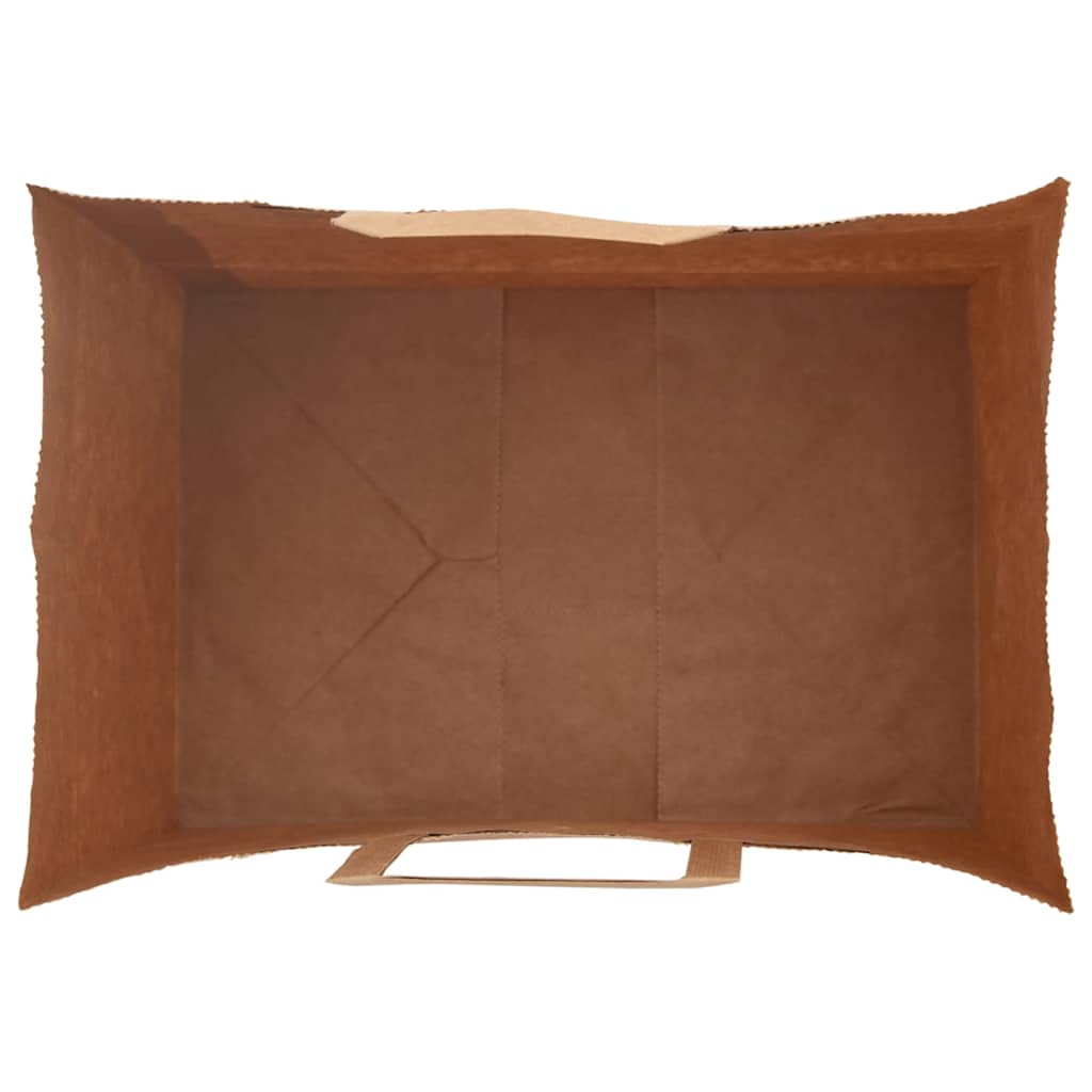 Papiertragetaschen 250 Stk. mit Henkeln Braun 32x22x24 cm