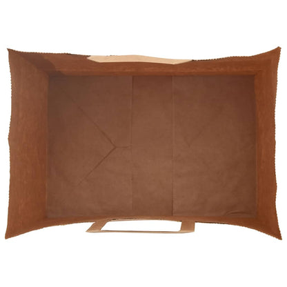 Papiertragetaschen 250 Stk. mit Henkeln Braun 32x22x24 cm