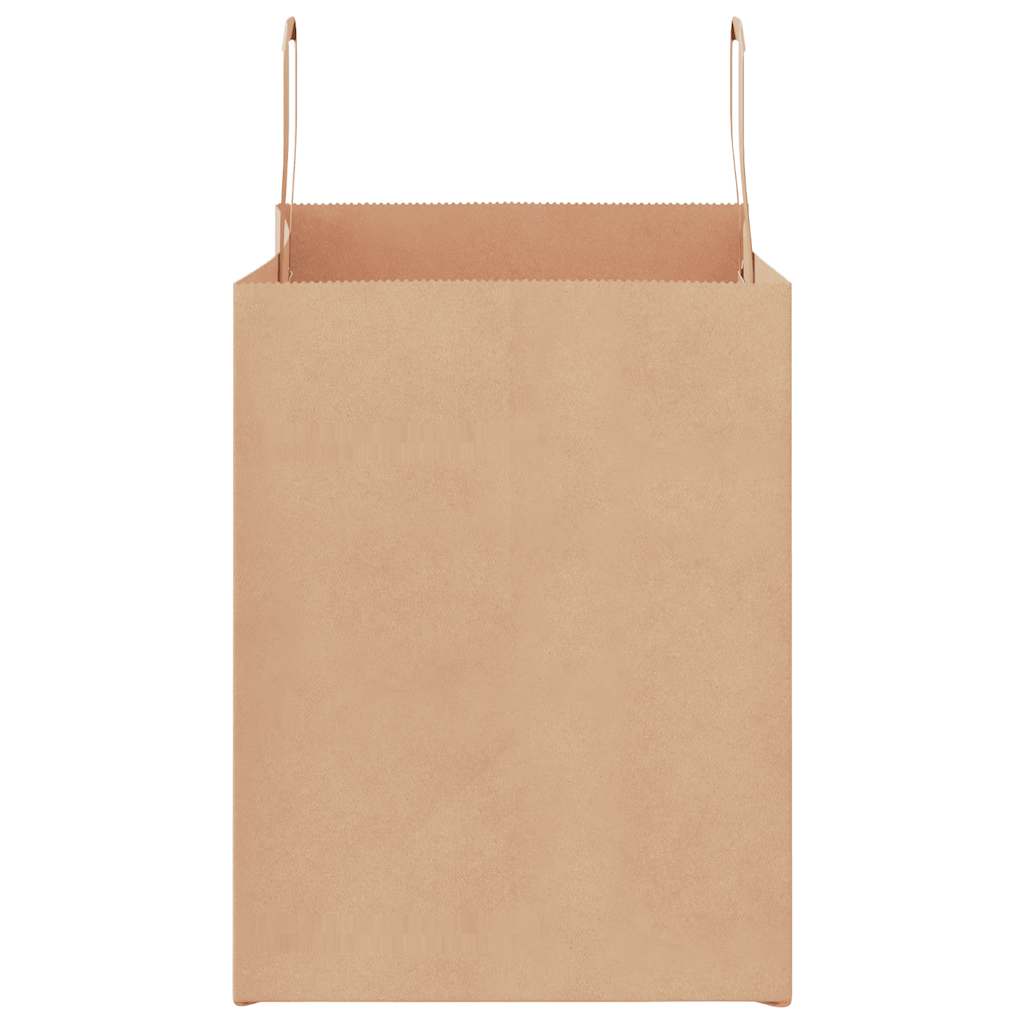 Papiertragetaschen 250 Stk. mit Henkeln Braun 32x22x28 cm