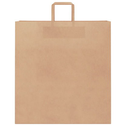 Papiertragetaschen 250 Stk. mit Henkeln Braun 45x17x48 cm
