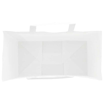 Papiertragetaschen 50 Stk. mit Henkeln Weiß 21x11x31 cm
