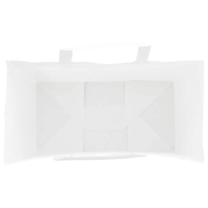 Papiertragetaschen 50 Stk. mit Henkeln Weiß 21x11x36 cm
