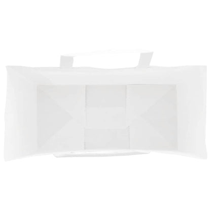 Papiertragetaschen 50 Stk. mit Henkeln Weiß 26x12x35 cm