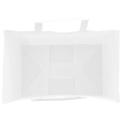 Papiertragetaschen 50 Stk. mit Henkeln Weiß 26x17x25 cm