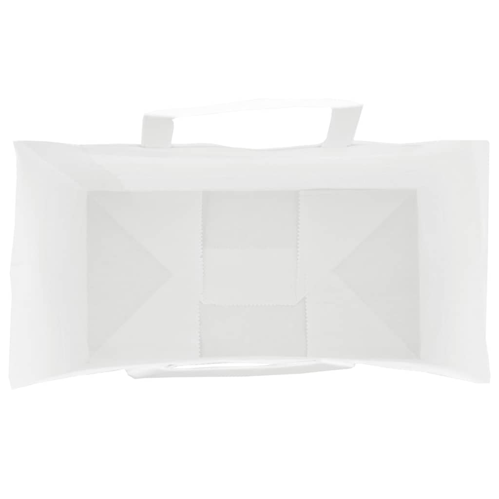 Papiertragetaschen 50 Stk. mit Henkeln Weiß 32x17x25 cm