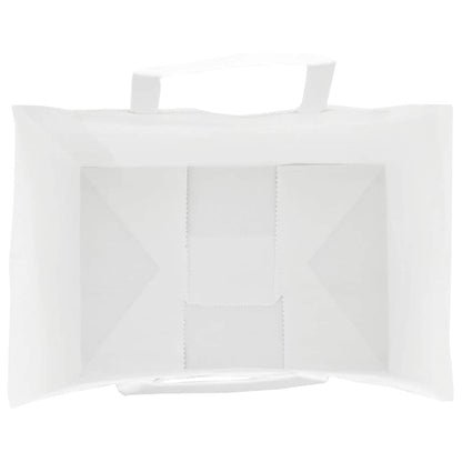 Papiertragetaschen 50 Stk. mit Henkeln Weiß 32x22x24 cm