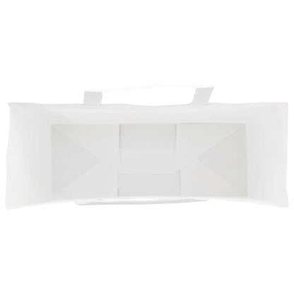 Papiertragetaschen 50 Stk. mit Henkeln Weiß 45x17x48 cm