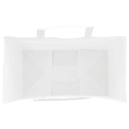 Papiertragetaschen 250 Stk. mit Henkeln Weiß 15x8x21 cm