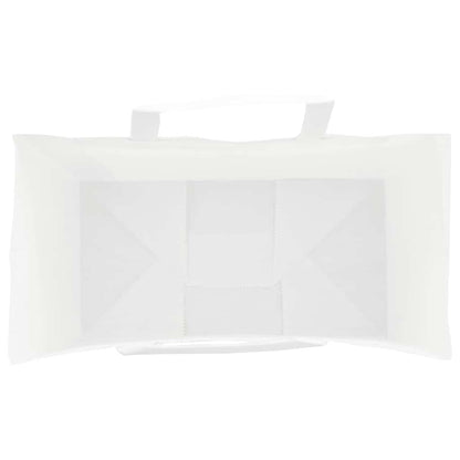 Papiertragetaschen 250 Stk. mit Henkeln Weiß 21x11x28 cm