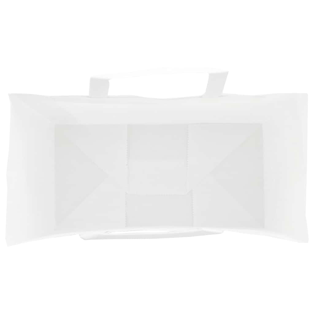 Papiertragetaschen 250 Stk. mit Henkeln Weiß 21x11x31 cm