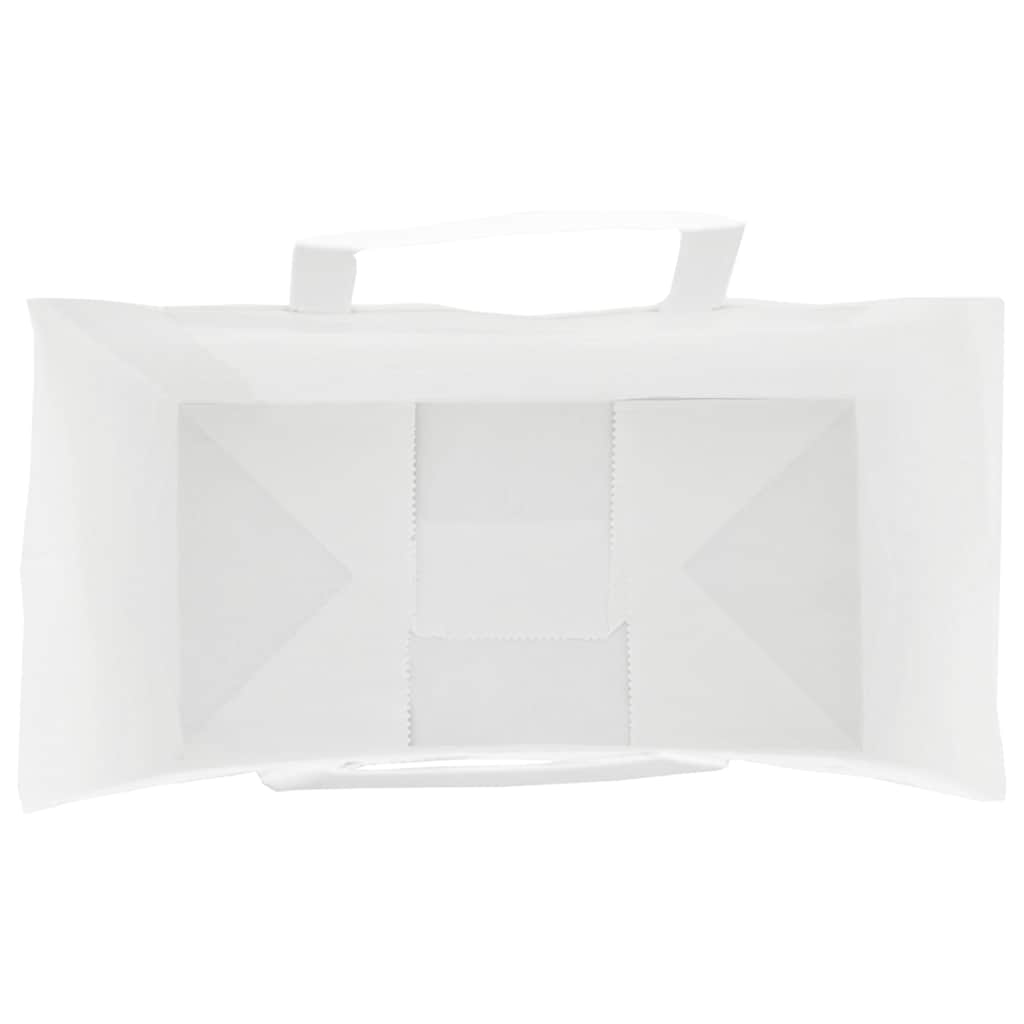 Papiertragetaschen 250 Stk. mit Henkeln Weiß 32x17x44 cm