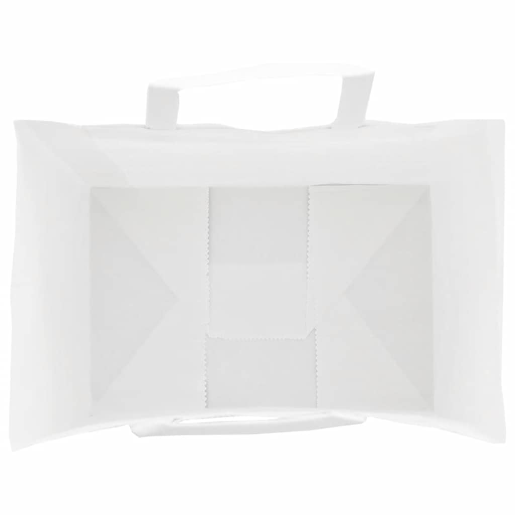 Papiertragetaschen 250 Stk. mit Henkeln Weiß 32x22x28 cm
