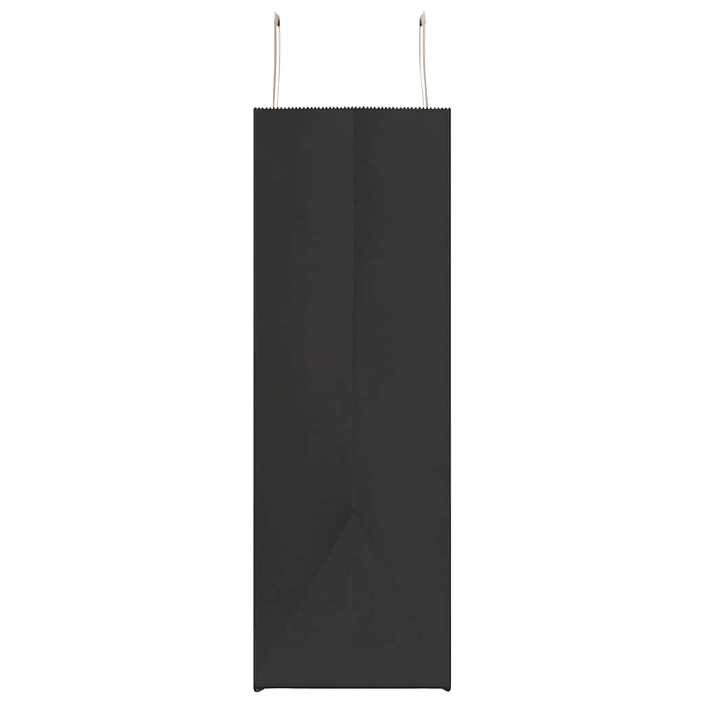 Papiertragetaschen 50 Stk. mit Henkeln Schwarz 54x15x49 cm