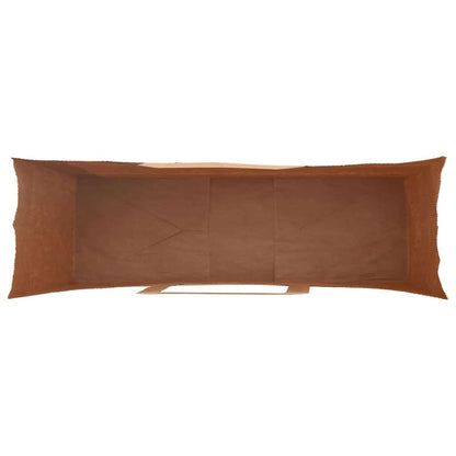 Papiertragetaschen 50 Stk. mit Henkeln Schwarz 54x15x49 cm