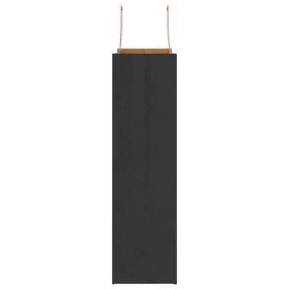 Papiertragetaschen 250 Stk. mit Henkeln Schwarz 32x12x42 cm