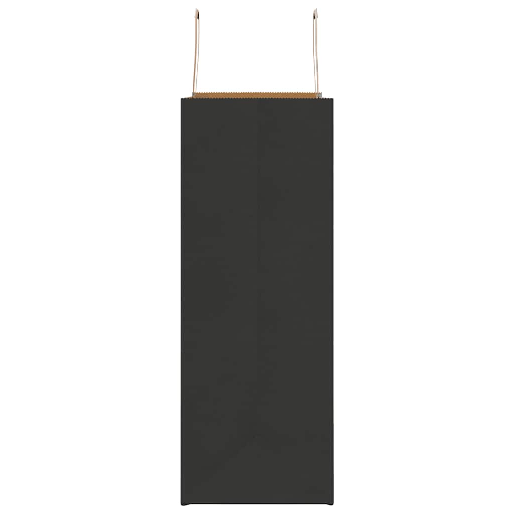 Papiertragetaschen 250 Stk. mit Henkeln Schwarz 32x17x44 cm