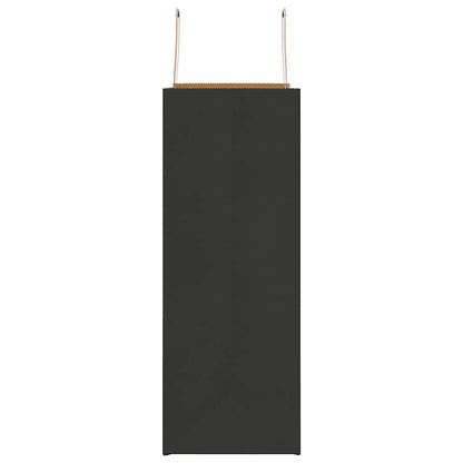 Papiertragetaschen 250 Stk. mit Henkeln Schwarz 32x17x44 cm