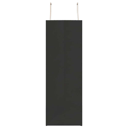 Papiertragetaschen 250 Stk. mit Henkeln Schwarz 45x17x48 cm