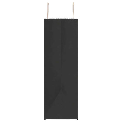 Papiertragetaschen 250 Stk. mit Henkeln Schwarz 54x15x49 cm