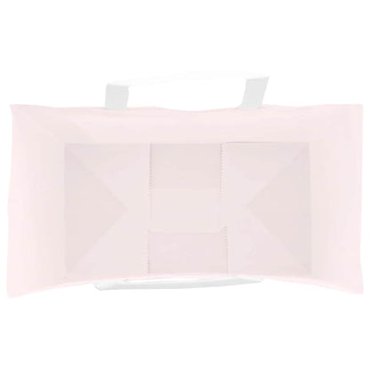 Papiertragetaschen 50 Stk. mit Henkeln Rosa 15x8x21 cm
