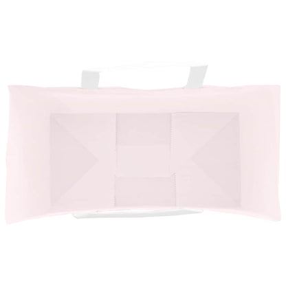 Papiertragetaschen 50 Stk. mit Henkeln Rosa 21x11x31 cm