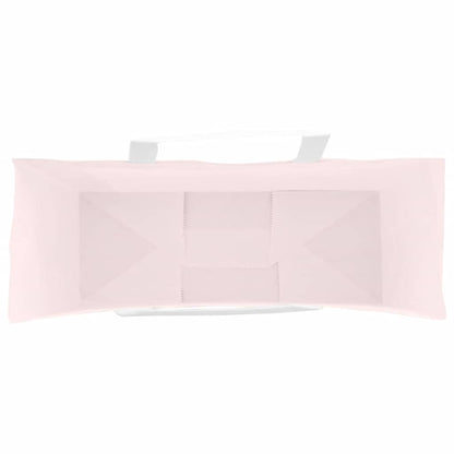 Papiertragetaschen 50 Stk. mit Henkeln Rosa 32x12x42 cm
