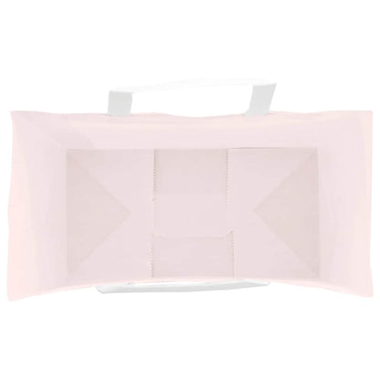 Papiertragetaschen 50 Stk. mit Henkeln Rosa 32x17x44 cm