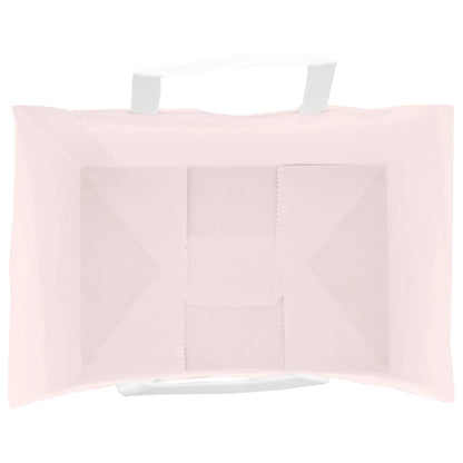 Papiertragetaschen 50 Stk. mit Henkeln Rosa 32x22x24 cm