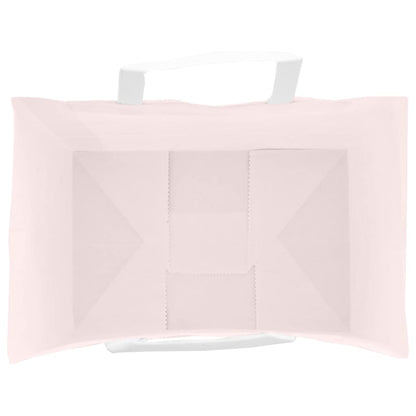 Papiertragetaschen 50 Stk. mit Henkeln Rosa 32x22x28 cm