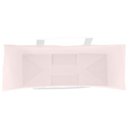 Papiertragetaschen 50 Stk. mit Henkeln Rosa 45x17x48 cm