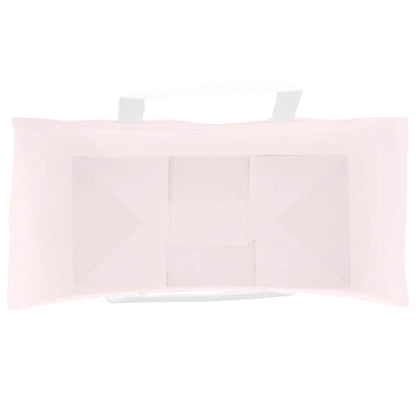 Papiertragetaschen 250 Stk. mit Henkeln Rosa 18x8x22 cm