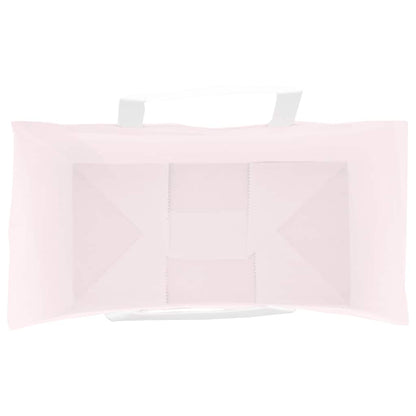 Papiertragetaschen 250 Stk. mit Henkeln Rosa 21x11x28 cm