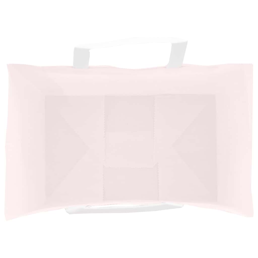Papiertragetaschen 250 Stk. mit Henkeln Rosa 26x17x25 cm